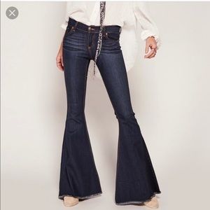 Free People Denim Super Flare